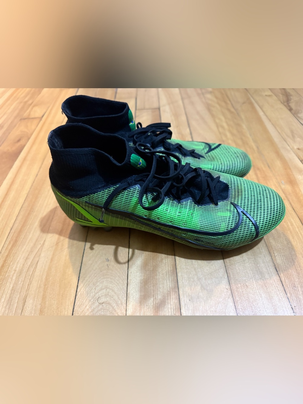 Nike Zoom Mercurial Superfly 8 Academy MG  Irish/Man Soccer cleats Green & Black